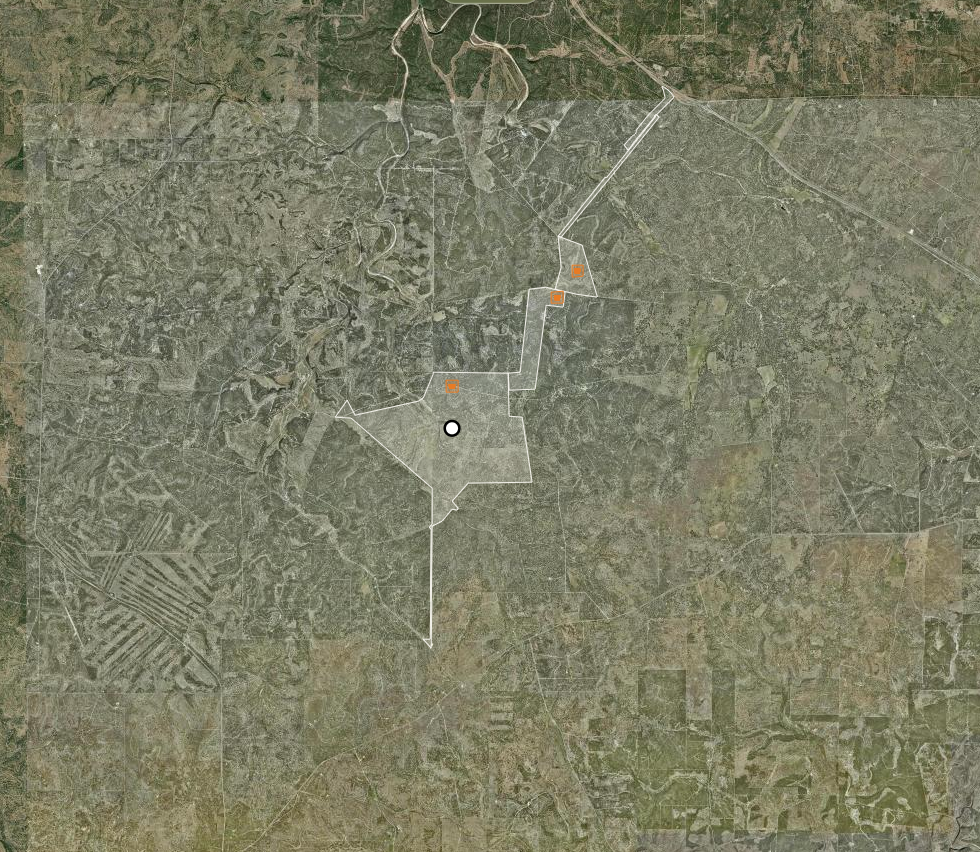 Kilo surveyed tract — land control on the Kerr County map